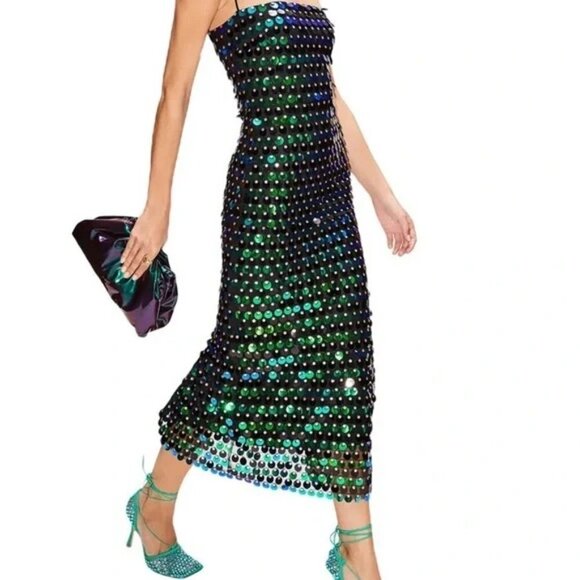 Gorgeous Sequins Sparkling Dress Size Medium - Picture 2 of 5